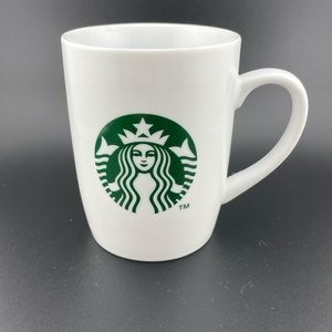 White Coffee Mug by Starbucks